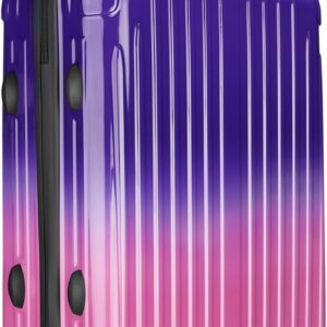 Checked Luggage, 24 Inch Hardside Suitcase, Lightweight Hardshell with , Large Suitcase with Spinner Wheels