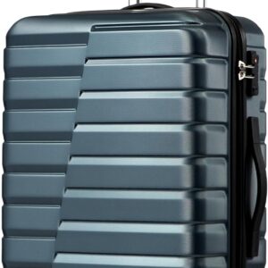 Luggage Suitcase Carry on Hardside PC+ABS Spinner  Telescopic Handle