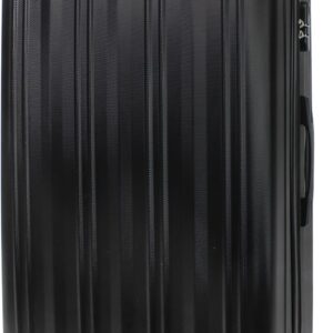 Hardside Lightweight Expandable Spinner Suitcase Luggage, Black, 29-inch