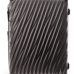 4 Wheel Luggage - Lightweight and Highly Durable, Modern Contour, Hard Shell Men's and Women's Suitcase - 30" Extended Trip Packing Case, Black Graphite